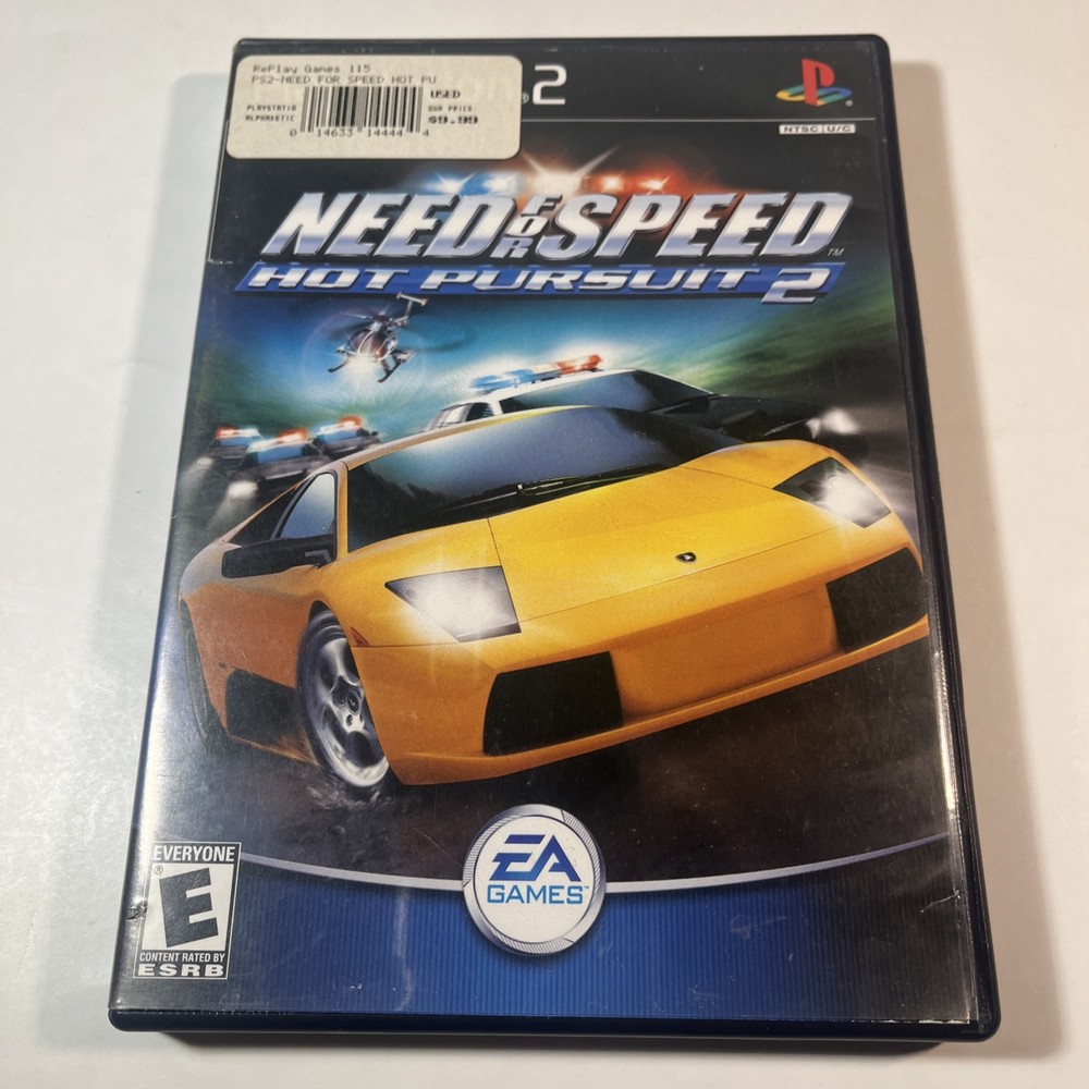 Need for Speed Hot Pursuit 2 (Playstation 2, PS2) CIB Complete  - Tested
