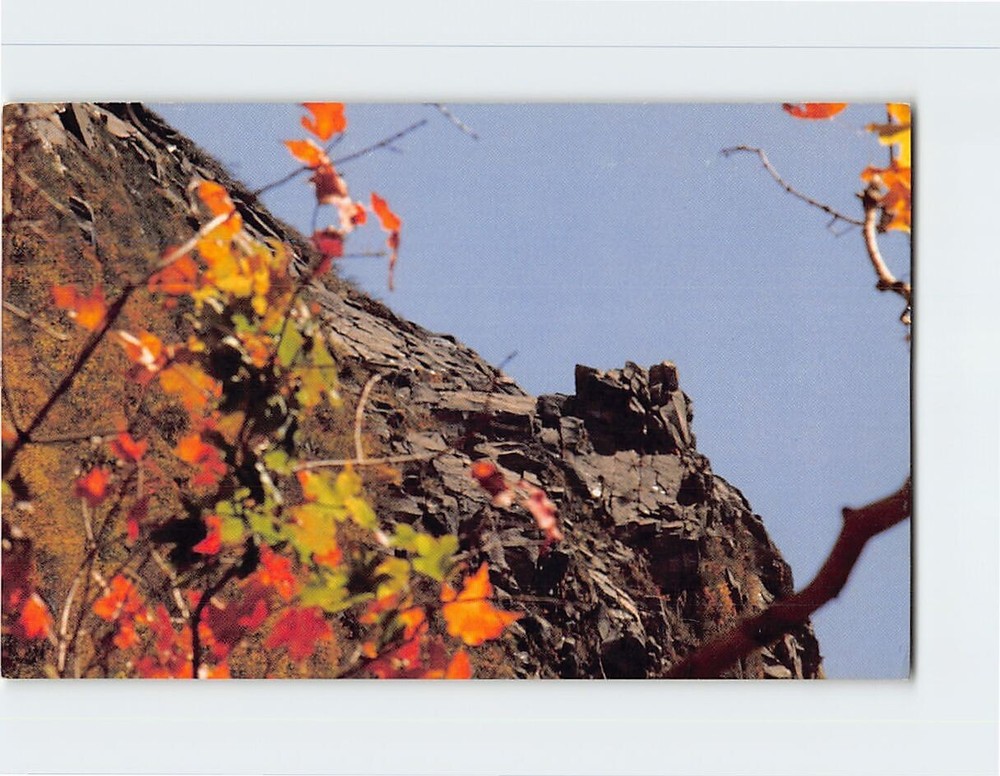 Postcard Old Man of the Mountains Franconia Notch New Hampshire USA