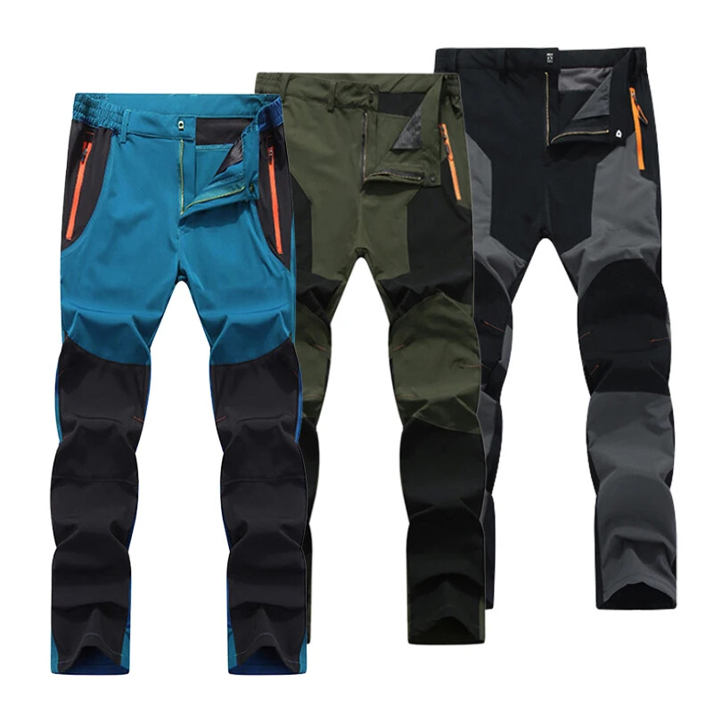 Men Pants Hiking Camping Climbing Fishing Outdoor Trekking Quick Dry Waterproof