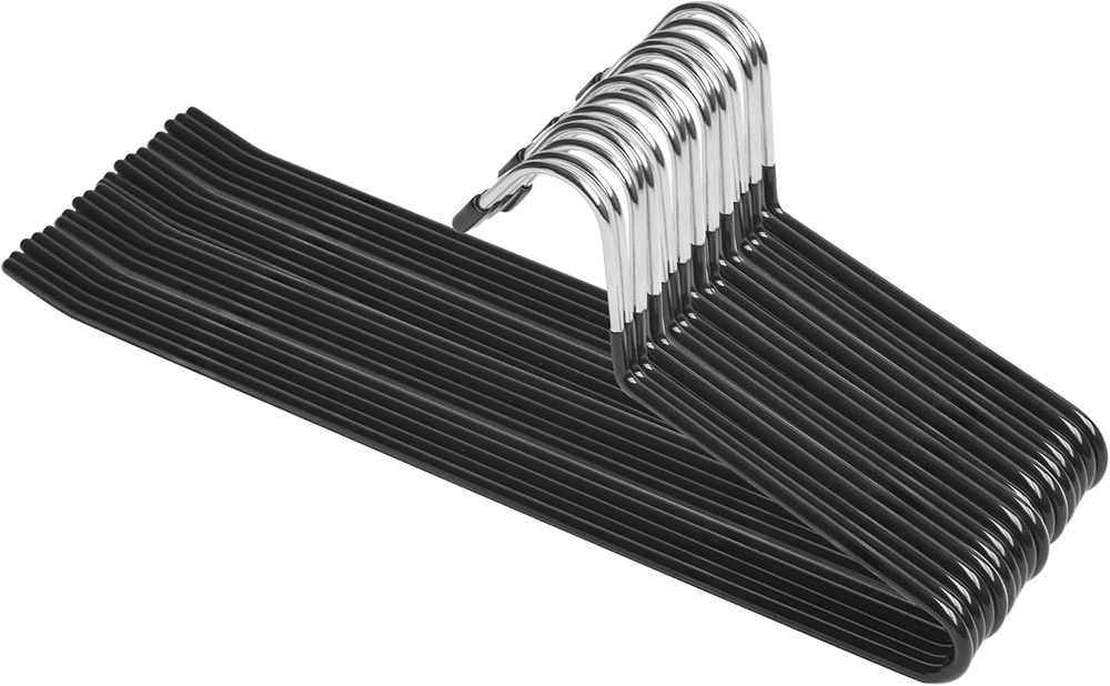 Stainless Steel Open-Ended Jeans Hangers – 20-Pack Durable & Space-Saving