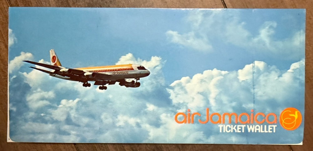 Air Jamaica vintage airline ticket voucher