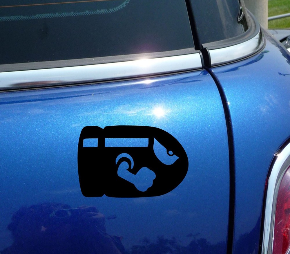 Bullet Bill Super Mario Bros Nintendo Vinyl Decal Sticker for Car Window Wii