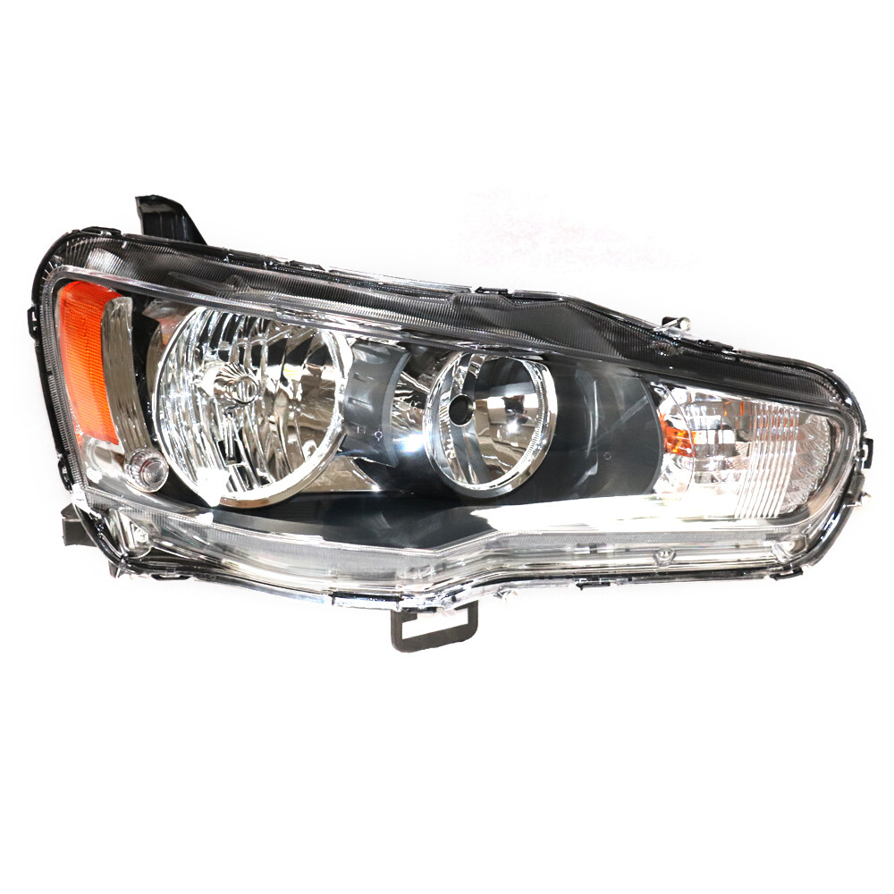 Headlight Fits 2008-2017 Mitsubishi Lancer Right Passenger Side Halogen Headlamp