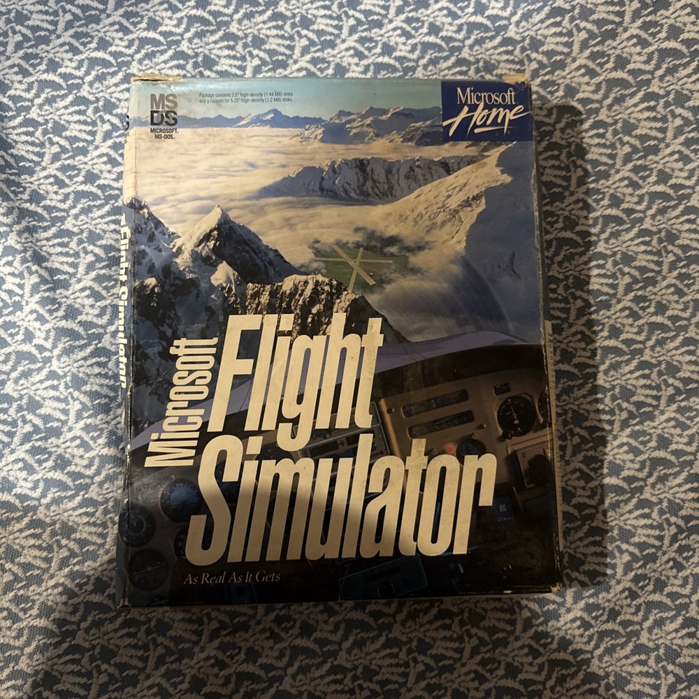 1993 Microsoft Flight Simulator 5.0 for MS DOS 3.5