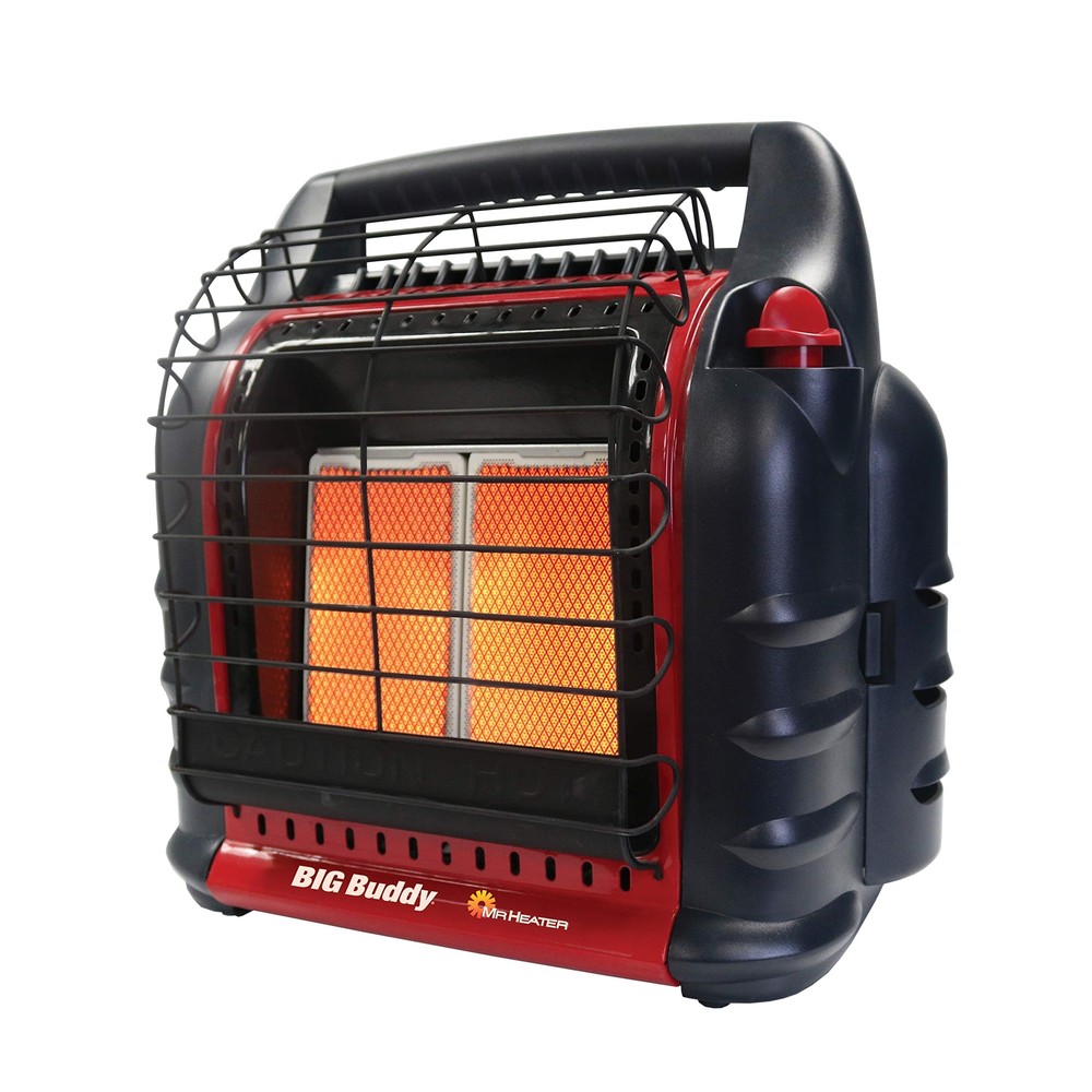 Mr Heater 4000 to 18000 BTU 3 Setting Portable LP Gas Heater Unit with Dual T...