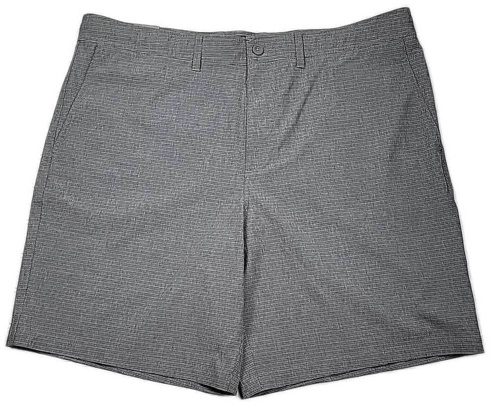 Goodfellow & Co Mens 40 Hybrid Swim Shorts with Pockets Stretch UPF 50+ Gray