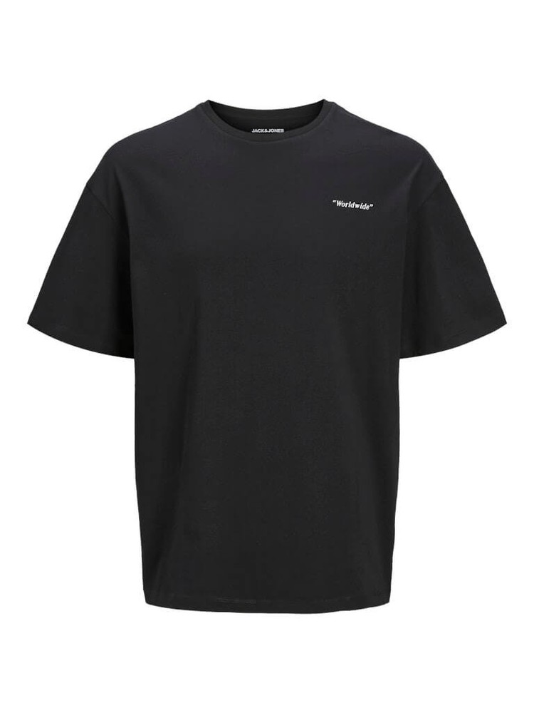 Jack & Jones JJCRINKLE Crew Neck Cotton T-Shirt - 1 Pack 100% Soft Cotton