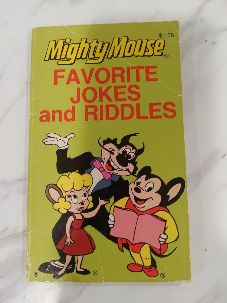 Mighty Mouse Favorite Jokes And Riddles Vintage Paperback