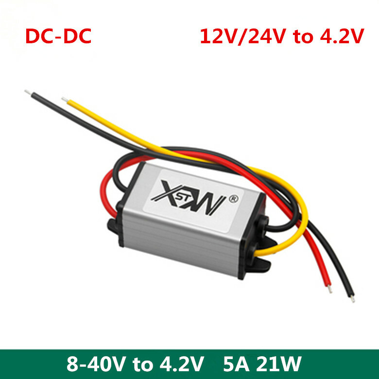 Waterproof 8-40V to 4.2V 5A Buck Converter Module 21W DC Step-Down