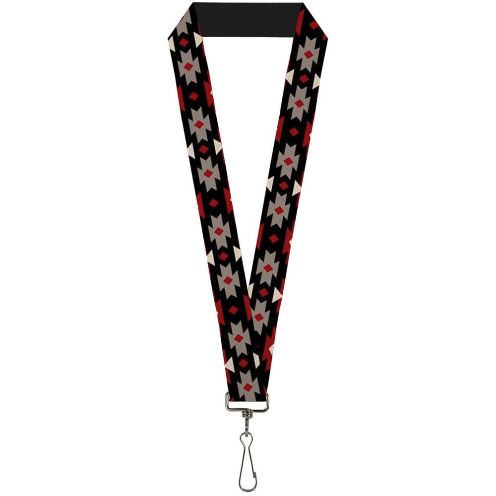 `Lanyard - 1.0`` - Navajo Red/Black/Gray/Red` ACC NEWAnother great item from Rarewaves USA | Free delivery!