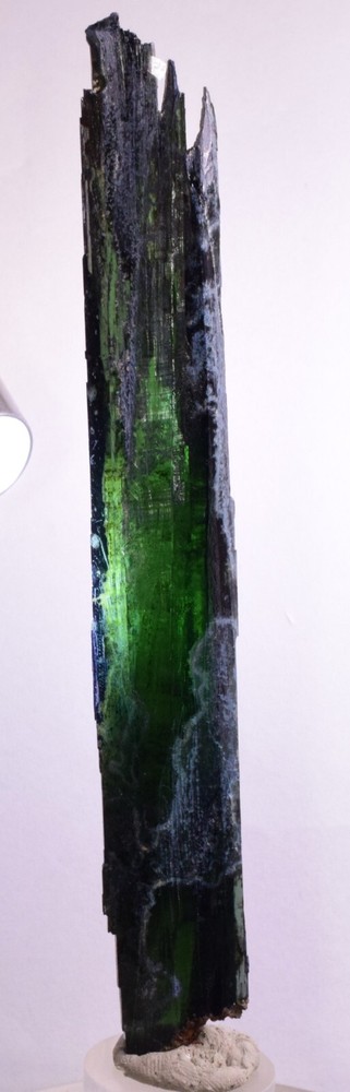 13.5cm GEM VIVIANITE Brasil Emerald Green Faceted Crystal Mineral IB48
