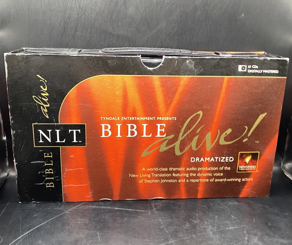 Bible Alive! Audio Bible New Living Translation NLT 61-CD Set *MISSING 1 DISC*