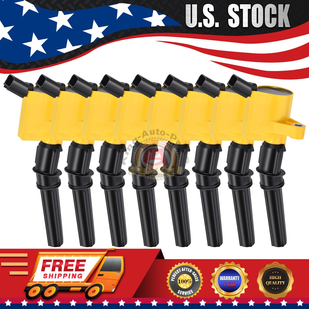 8 DG508 Ignition Coil Pack For Ford F150 Expedition 2000 2001 2002-2004 4.6/5.4L