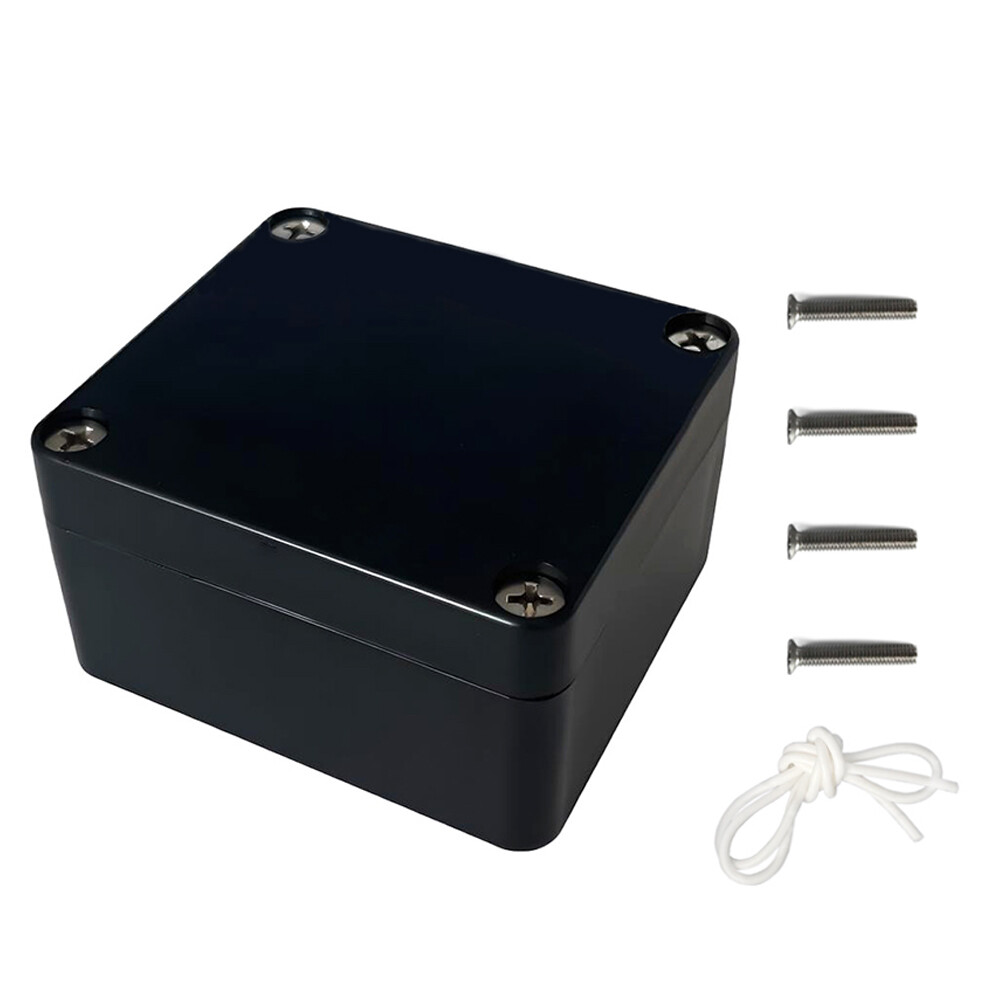 Black ABS IP67 Waterproof Plastic Project Enclosure for Electrical Junction Box-image