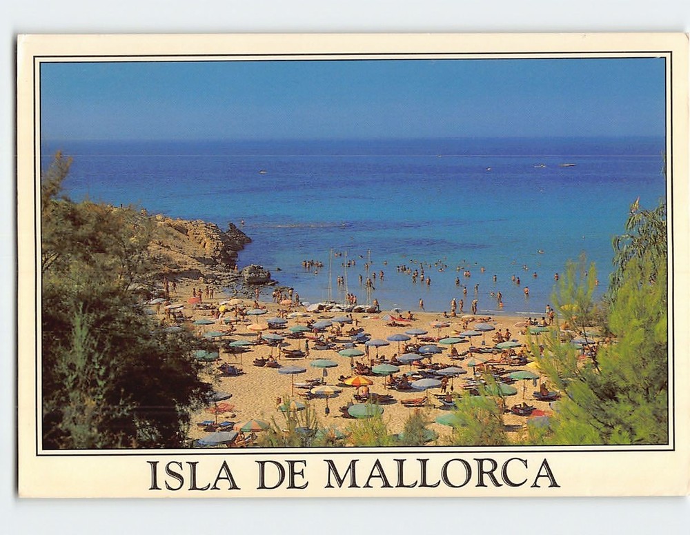 Postcard Playa de Paguera Mallorca Spain