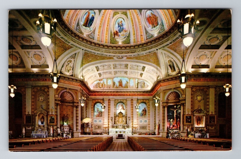 San Jose CA-California, St Joseph's Church, Antique Vintage Souvenir Postcard