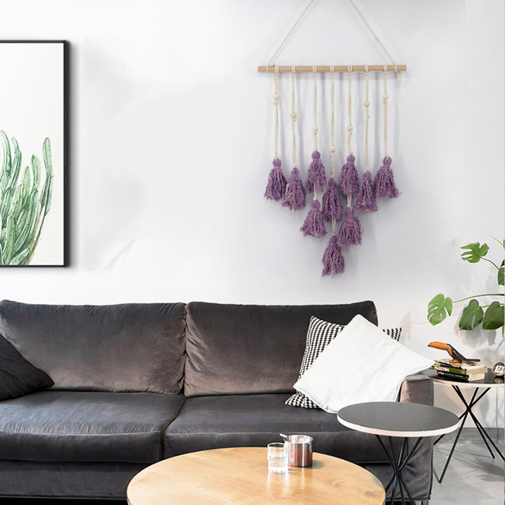 Boho Wall Hanging Decor Catcher for Living Room Small Poster Hanger