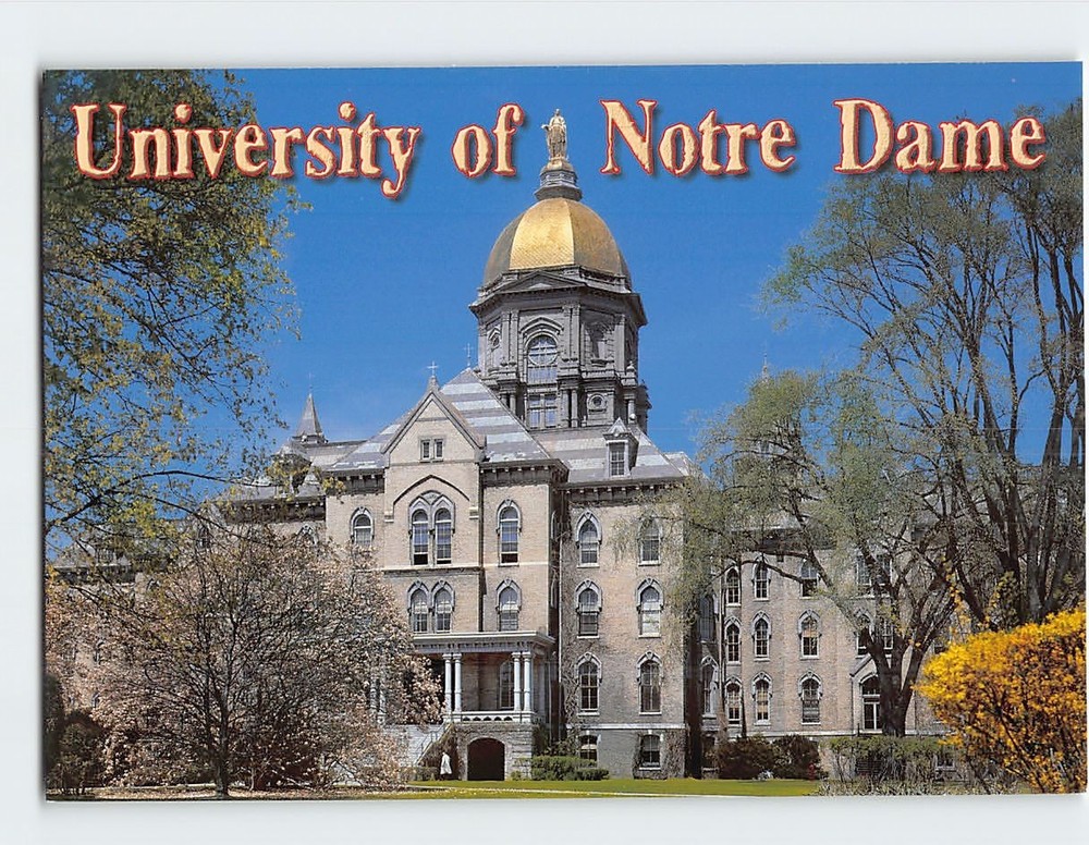 Postcard Administration Building University of Notre Dame Indiana USA