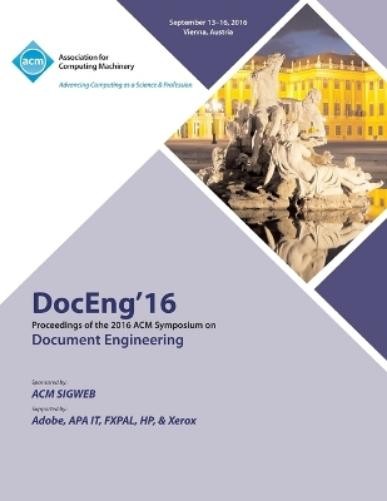 Doceng 16 Conference Comm DocEng 16 ACM Symposium on Document Engine (Paperback)Another great item from Rarewaves USA | Free delivery!