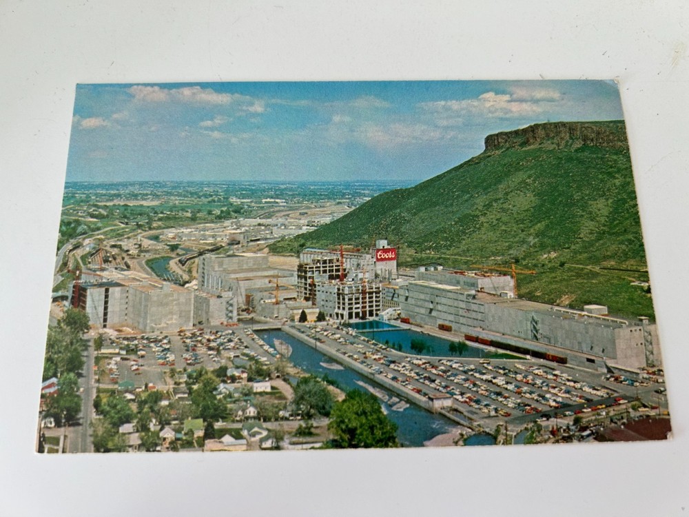 Coors Company Beer Golden Colorado Panorama View Postcard