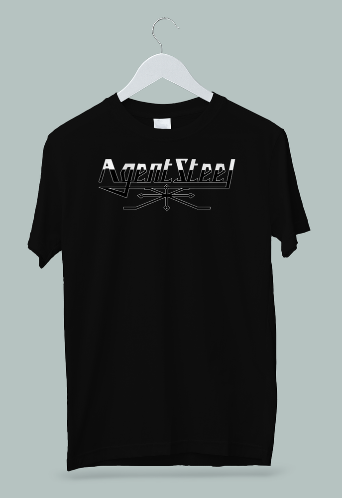 Agent Steel Logo T-Shirt in Sizes S to 3XL for Ultimate Band Merch