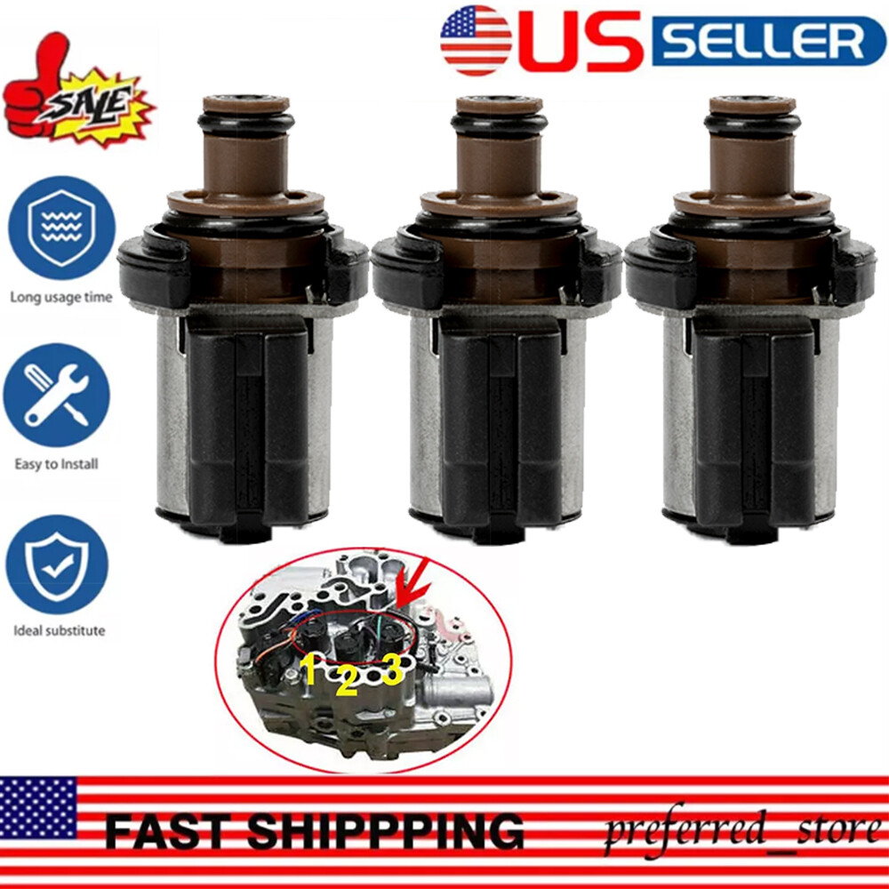 3x TR690 TR580 CVT Torque Converter AWD Solenoids Pressure Control For Subaru