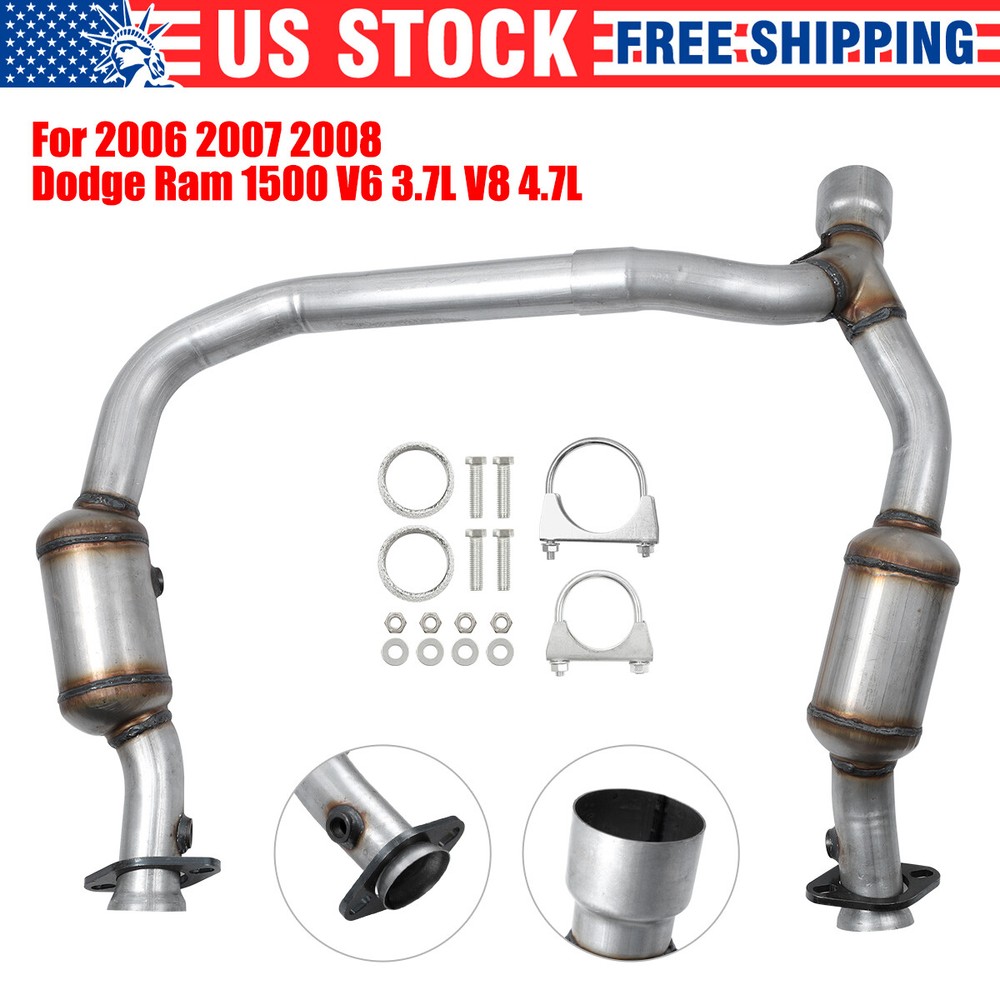 Catalytic Converter Set For 2006 2007 2008 Dodge Ram 1500 V6 3.7L V8 4.7L 50368