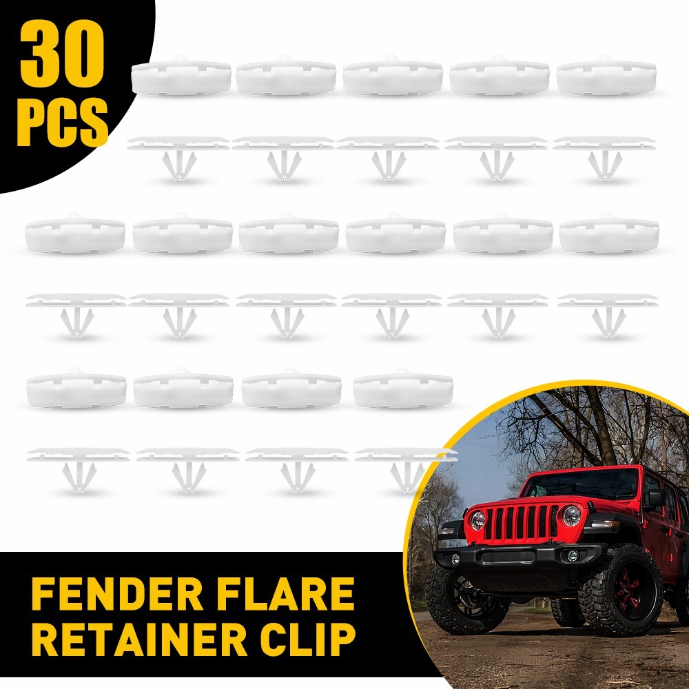 30 X Fender-Flare Retainer-Clip For Wrangler Jeep 18-20 JL Gladiator 68395634AA