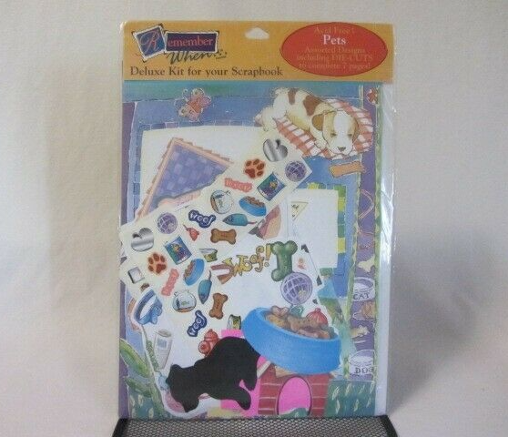 Remember When Pets Deluxe Scrapbooking Kit New Acid Free-image