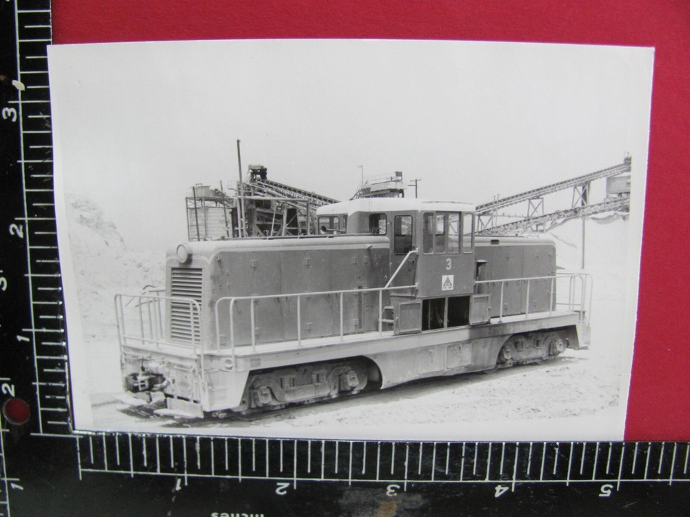 Becker Sand & Gravel Railroad Diesel Locomotive #3 Photo Senter North Carolina