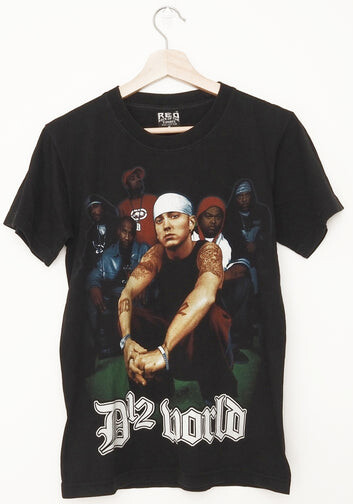 Devil's Night Vintage D12 World T-Shirt Leave Dat Boy Alone Bugz 97 Eminem Proof