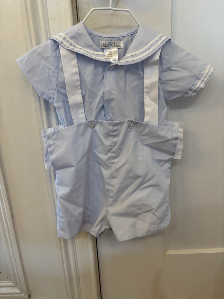 Infant Boys Cotton Romper Size 6M