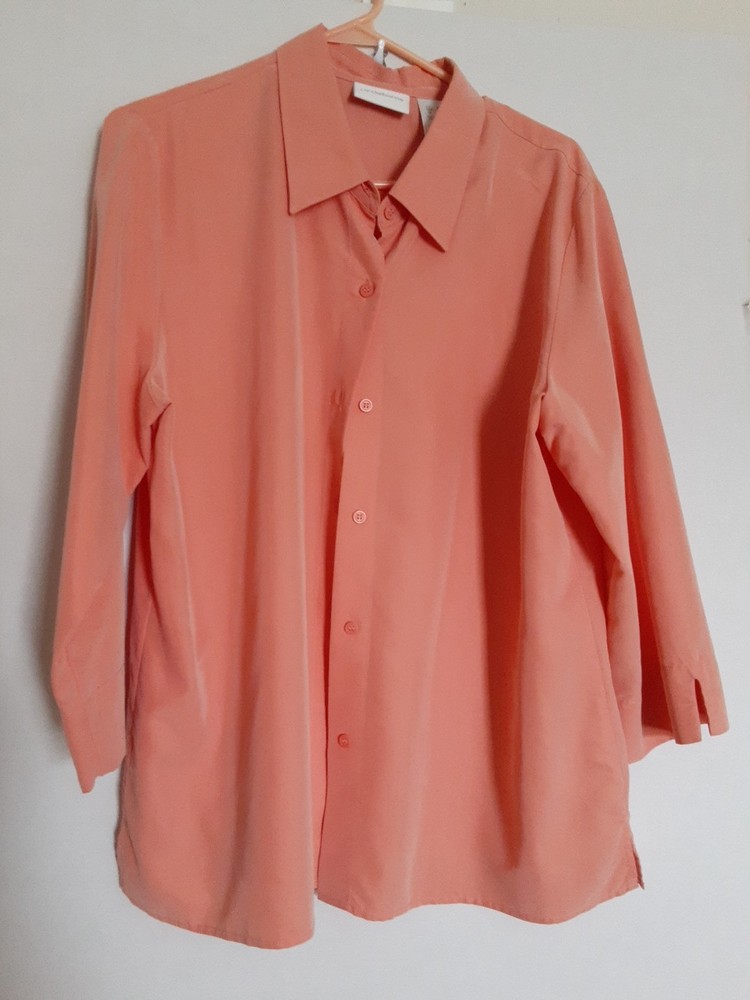 liz claiborne button up top size xlarge