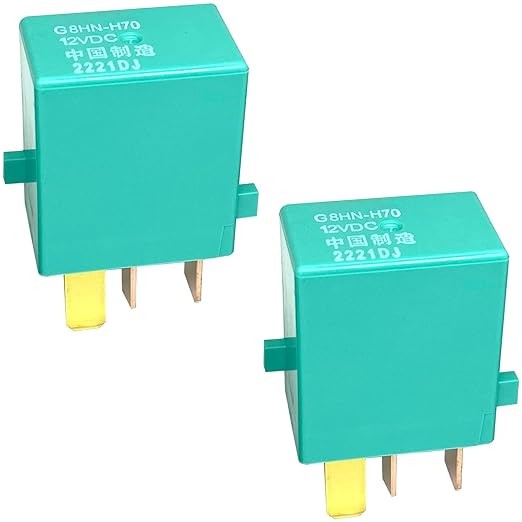 2-Pack G8HN-H70 Relay – 30A 12VDC 5-Pin SPDT Automotive Relay Fixes Power Windo