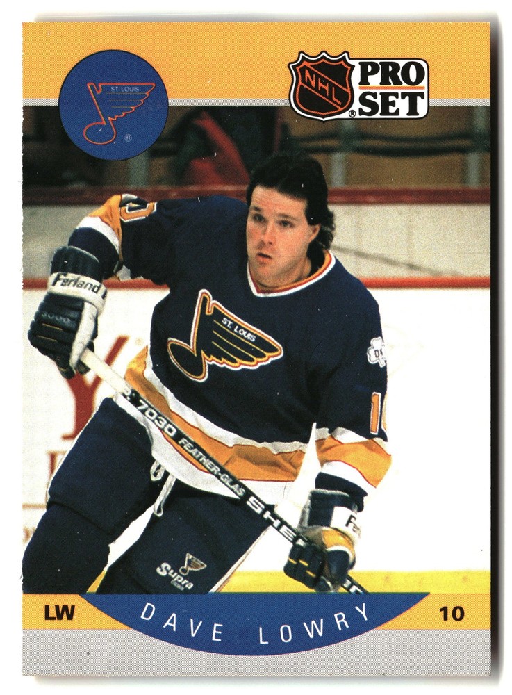 1990-91 Pro Set #265 Dave Lowry