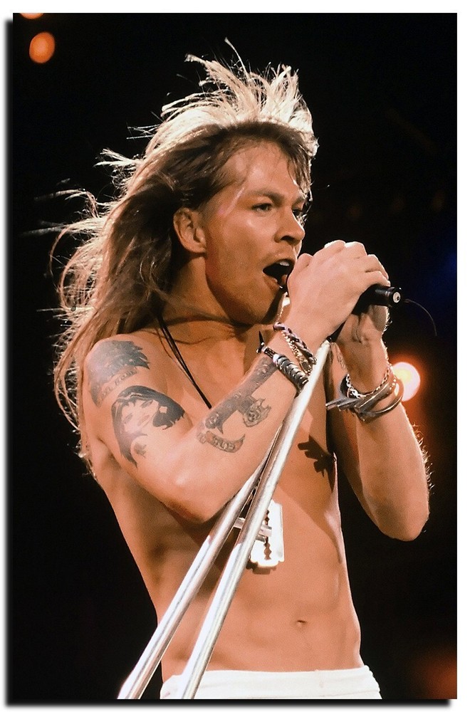 Axl Rose Poster 24x36 Inch Photo Rare Print Wall Art Print AR01
