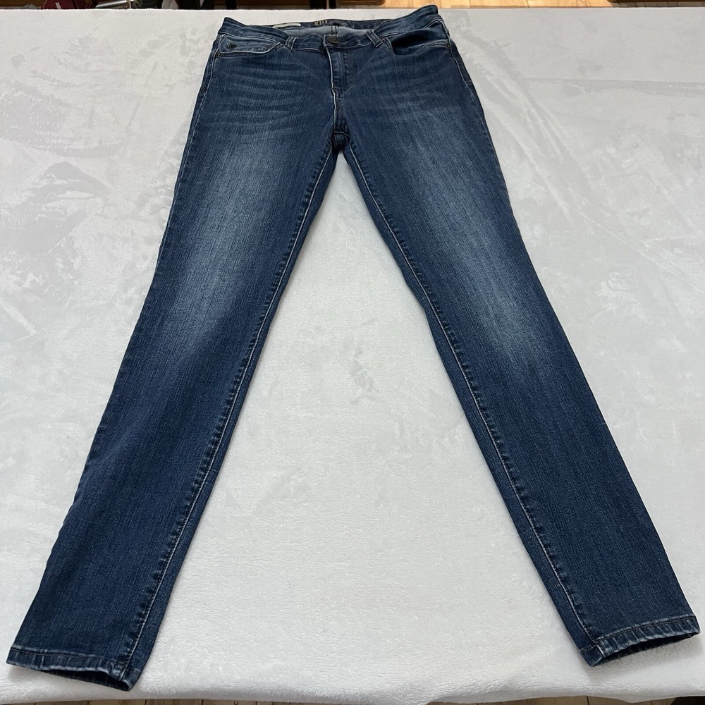 KUT from the Kloth Jeans Womens 10 Blue VIV Toothpick Skinny Casual Cotton