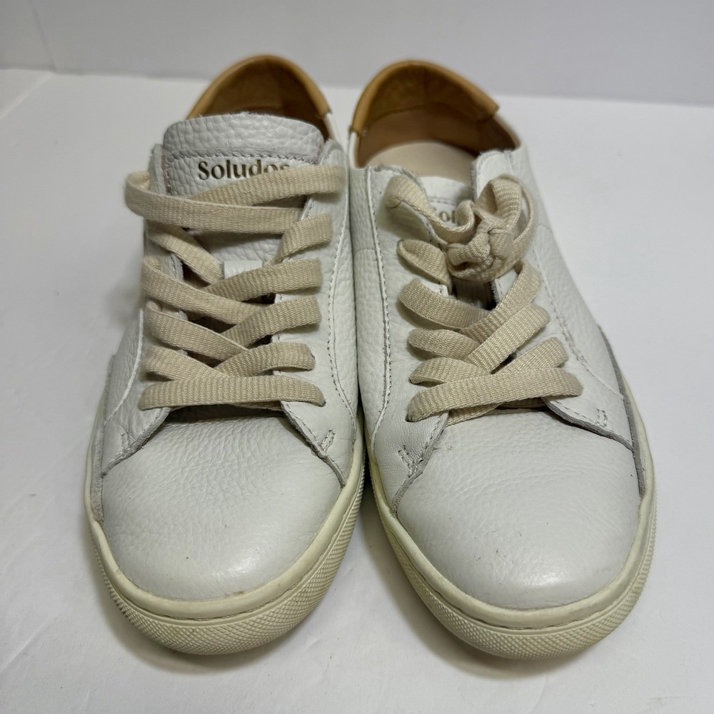 Soludos the original Ibiza classic leather sneaker womens shoes size 6.5