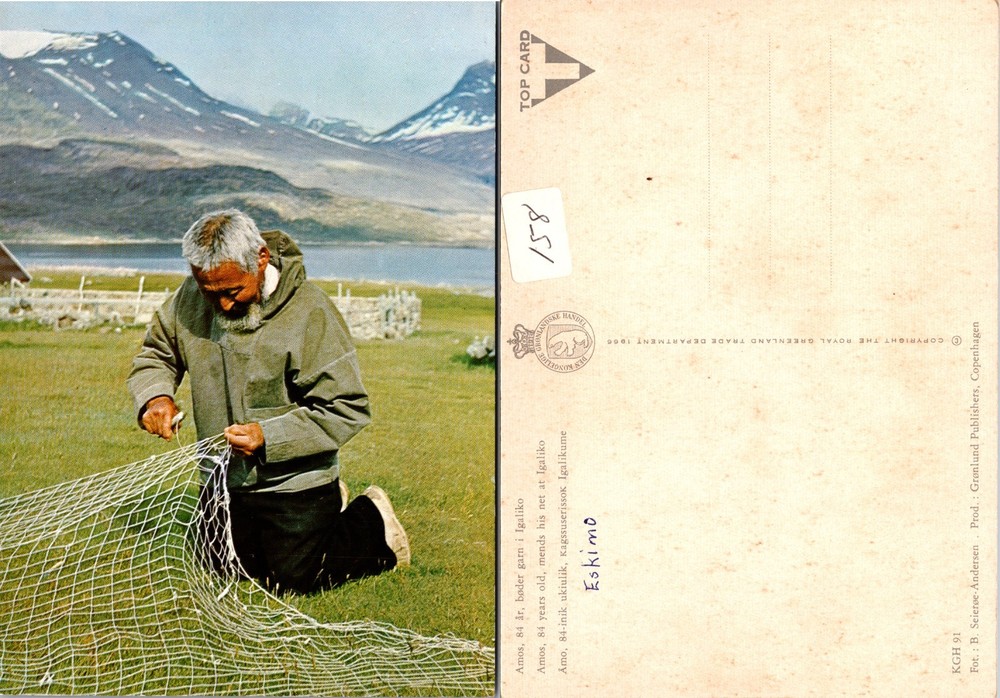Continental Inuit Alaska Postcard