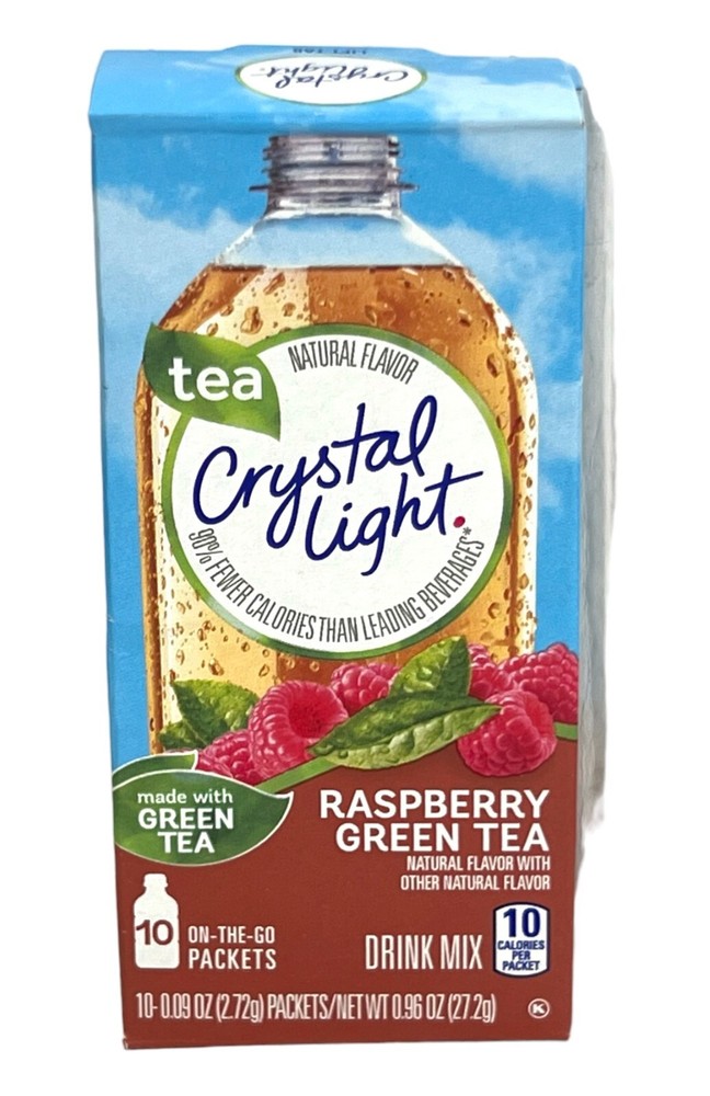 Crystal Light Raspberry Green Tea On the Go Drink Mix 0.96 oz
