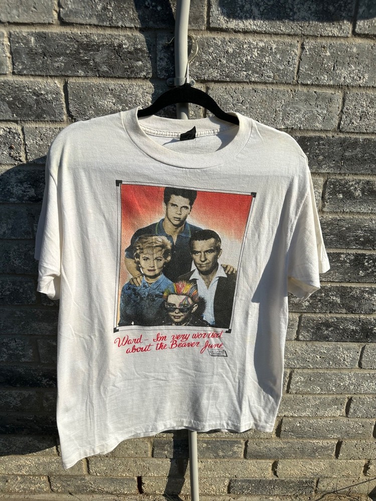 Vintage Leave It To Beaver Punk T Shirt 1983 Made In USA TV Show