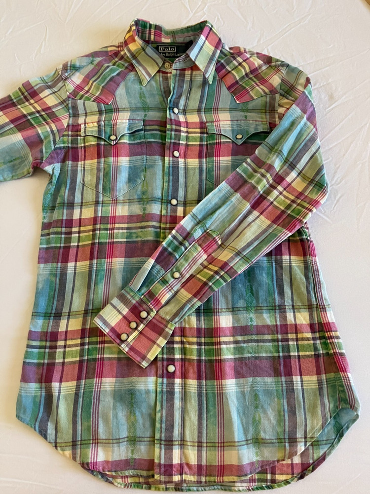 Polo Ralph Lauren Rinbow Western Shirt X-Small
