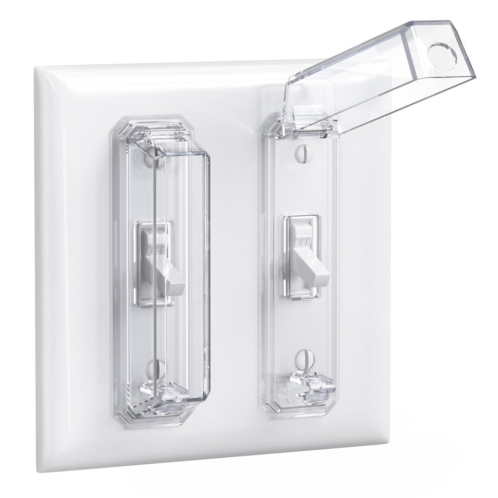 Light Switch Cover Guard Child Proof Wall Switch Cover Protects Lights or Swi...