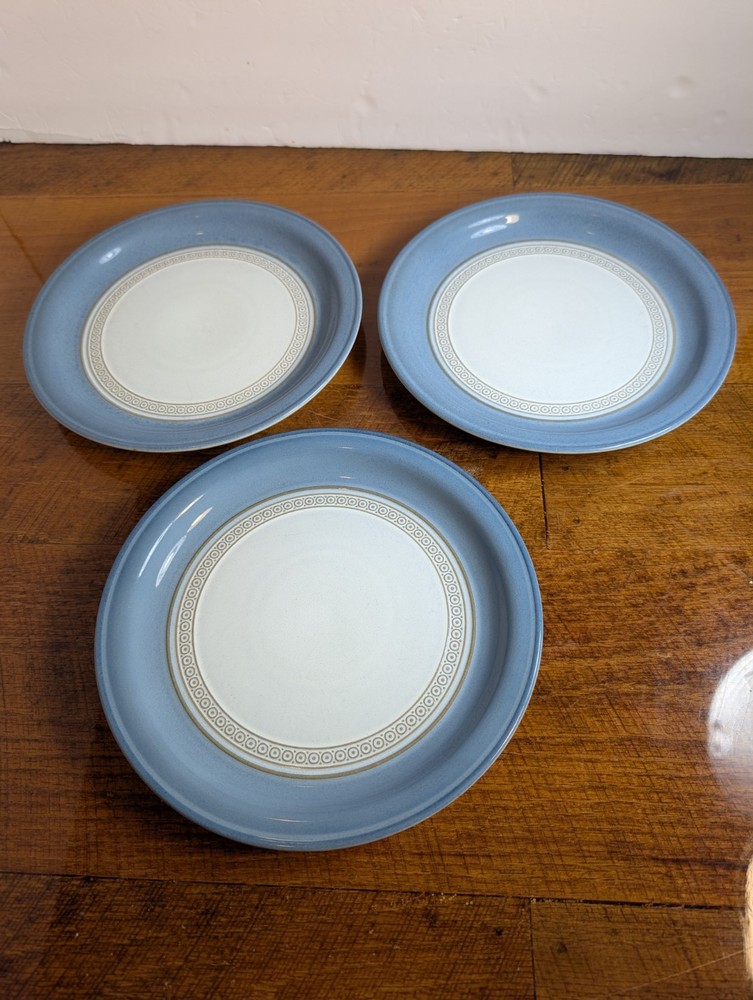 Denby Castile Set of 3 Salad Plates 9