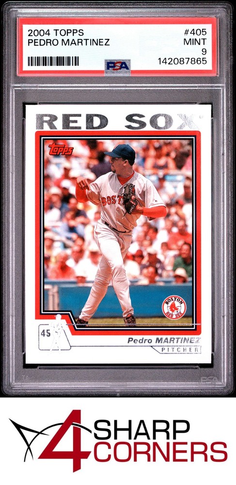 2004 Topps #405 Pedro Martinez Red Sox Hof Psa 9Get unbeatable industry-low consignment rates at 4SC!