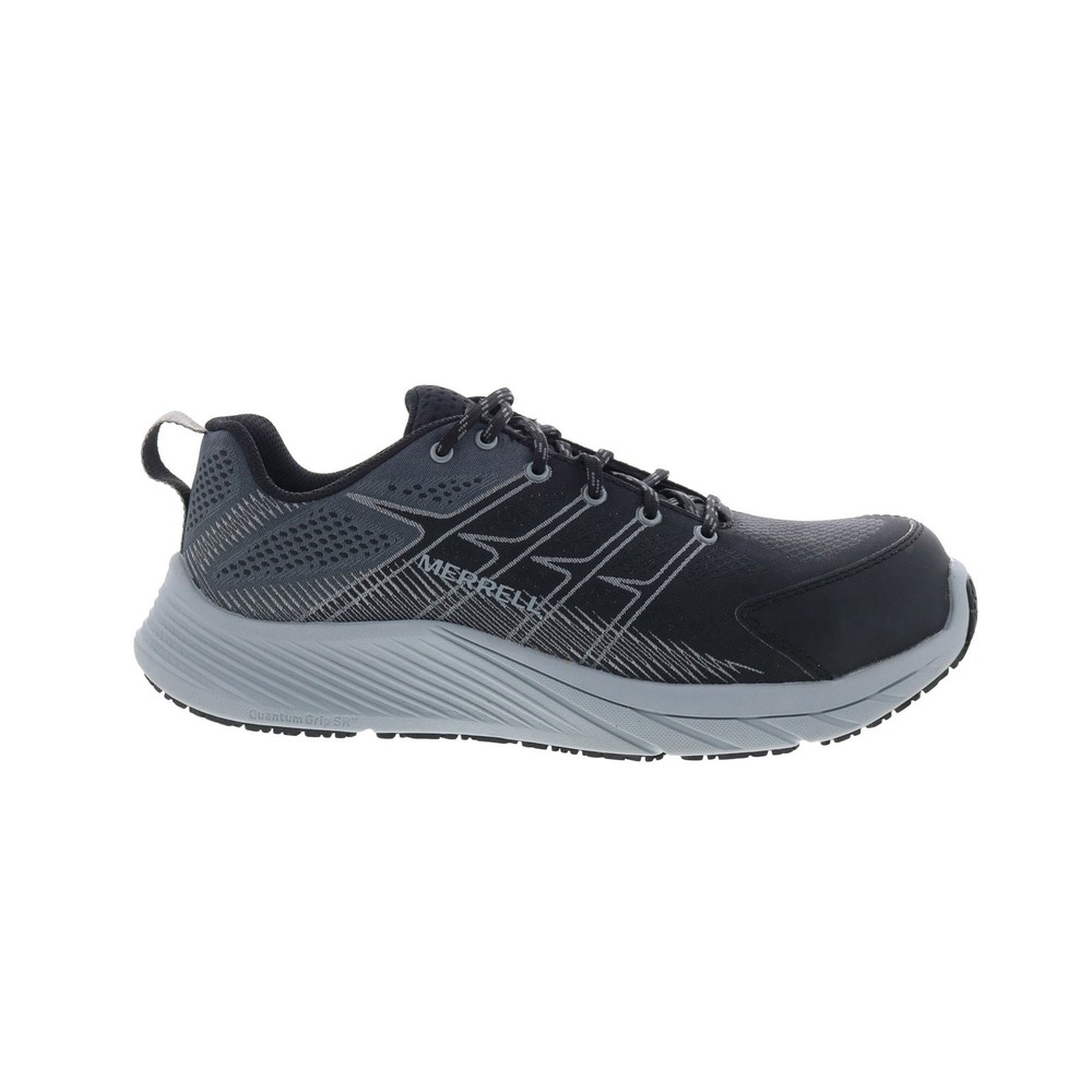 Merrell Moab Flight CF Carbon Toe Mens Black Wide Work & Safety Shoes
