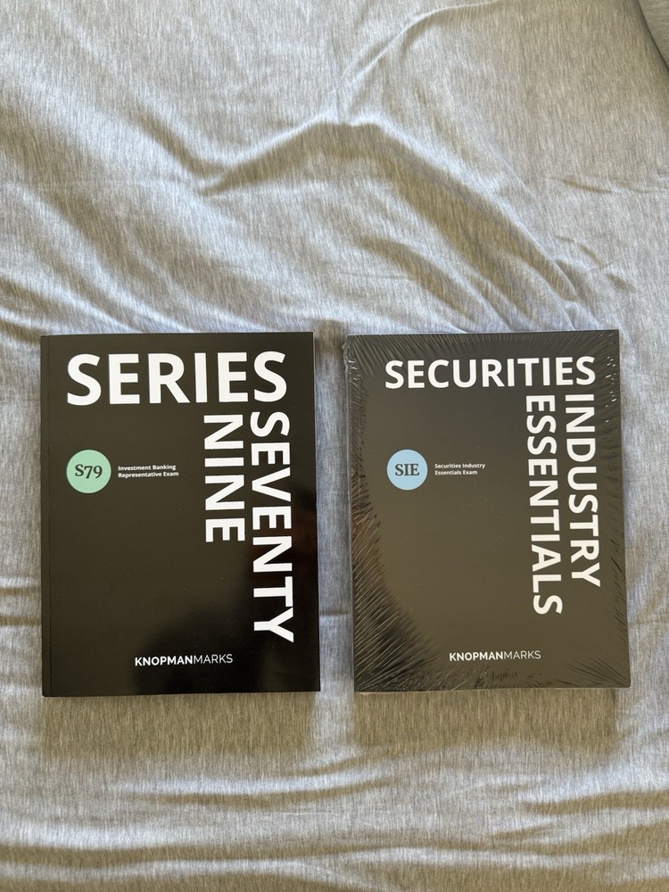 Knopman Marks Investment Banking Finance Books SIE (5th) / Series 79 (4th)