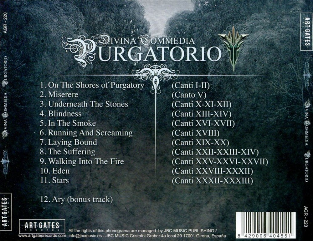 Starbynary Divina Commedia: Purgatorio New Cd