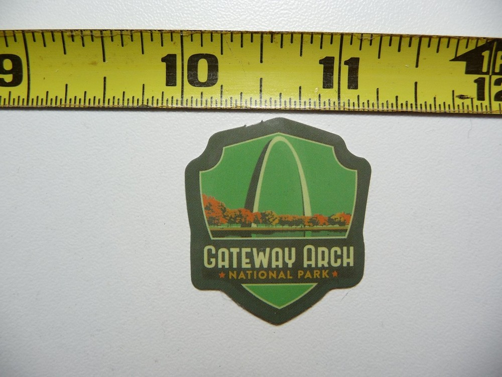 Tiny Gateway Arch Missouri Sticker Decal National Park Collectible