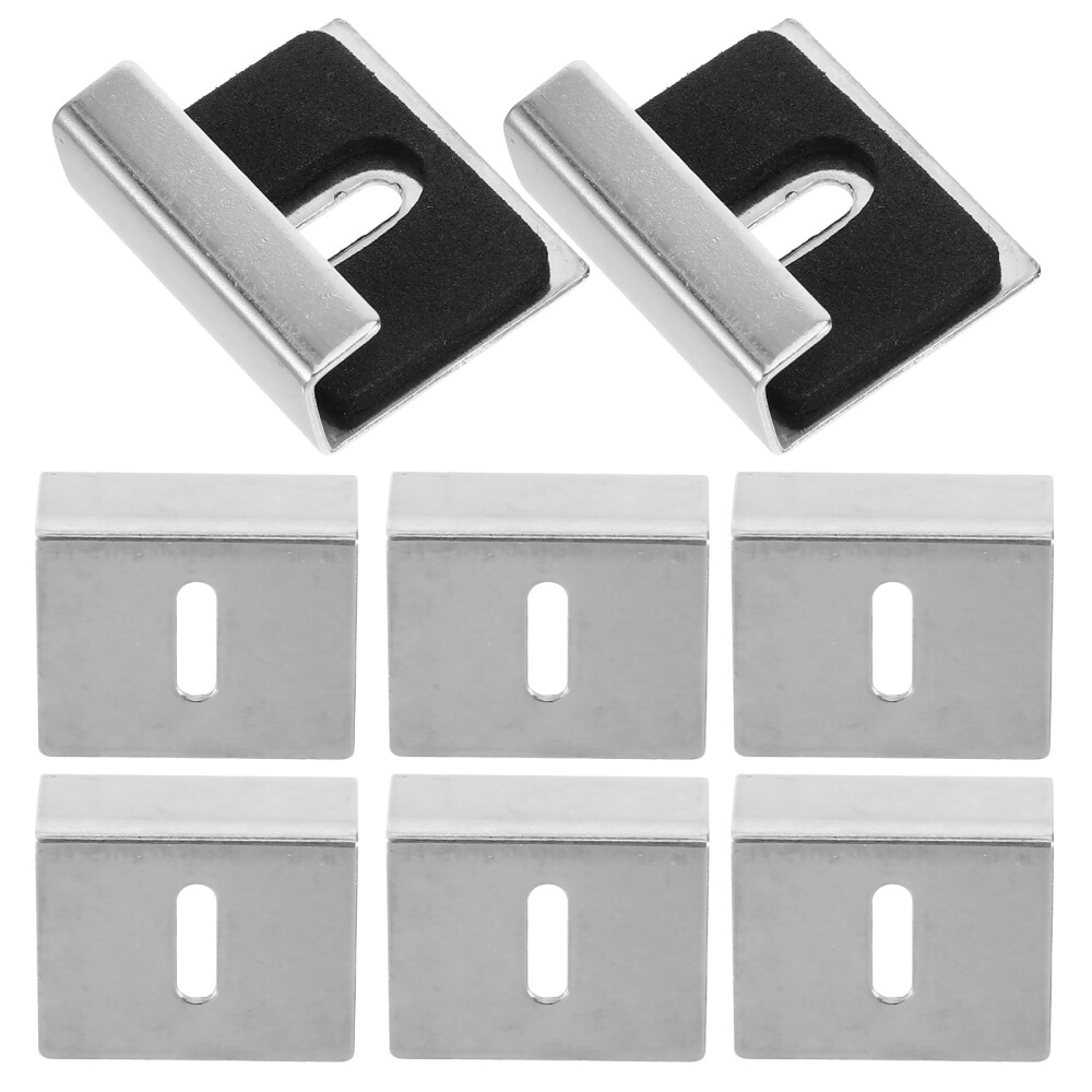 8-Piece Glass Terrarium Lock Fish Tank Filter Bracket Clips